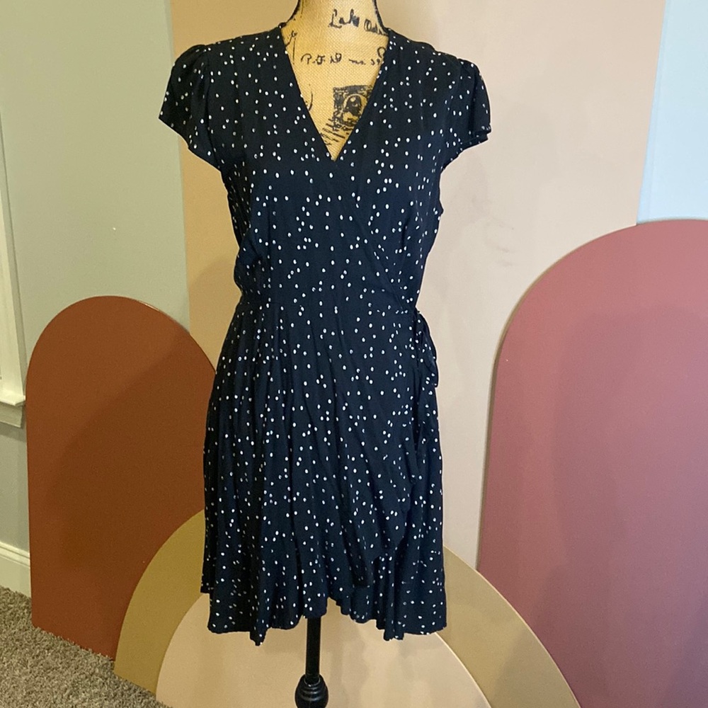 Mossimo Supply Co Polka Dot Wrap dress